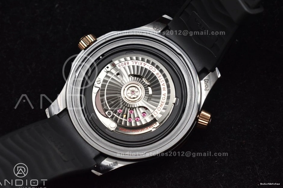 Best Black Seamaster VSF Black Neat Bezel Strap Rubber 43.5mm A Dial 300m Edition on 1070 1:1 RG Black Ceramic 1205